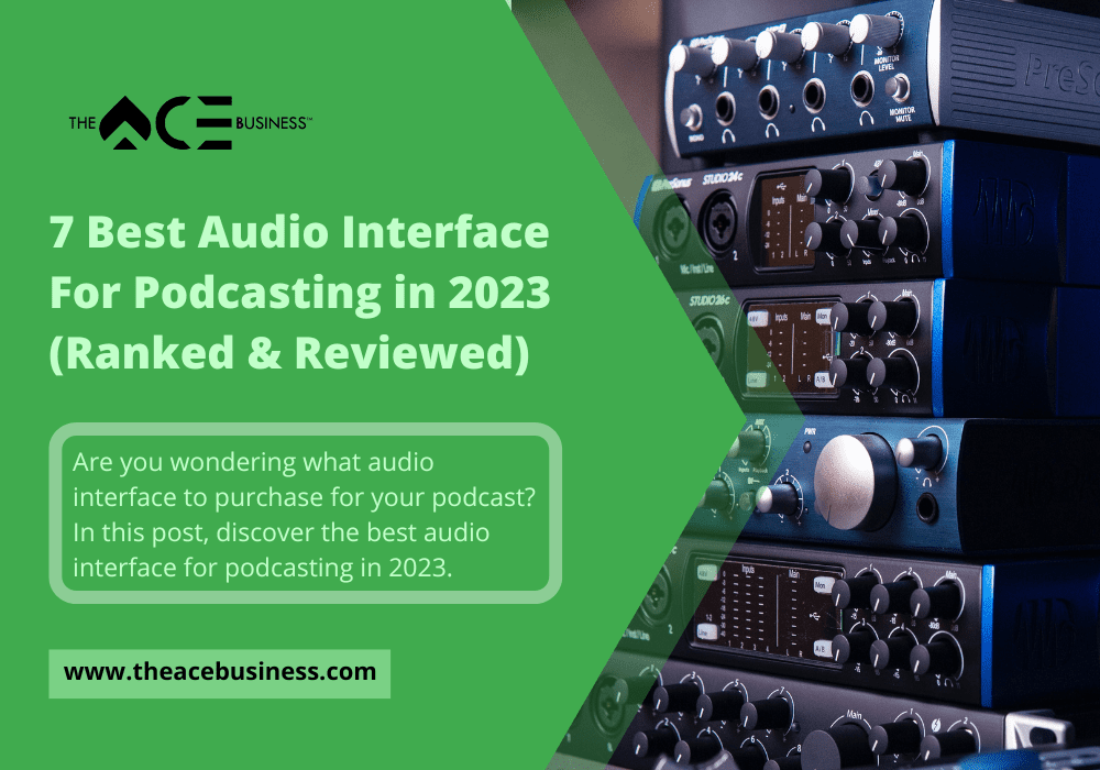 best audio interface for podcasting